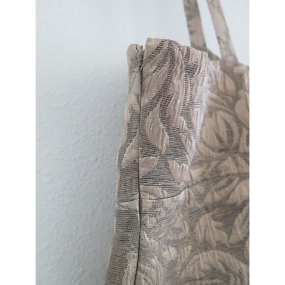 French Connection 72ACQ Women's Sz 4 Gold Blousy Bloom Jaquard Strap Top $128 - Picture 7 of 12